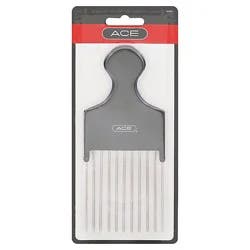Ace Hair Pick Metal - Each