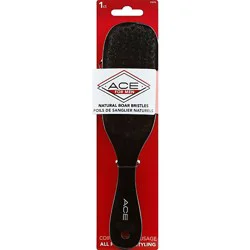 Ace For Men Hairbrush Natural Boar Bristles All Purpose Styling - Each