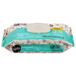 Signature Select/care Wipes Unscented 1x - 72 Count