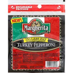 Margherita Turkey Pepperoni 75% Less Fat - 4.5 Oz