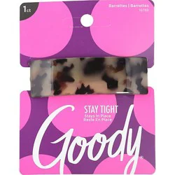 Goody Barrette Classic Shape Big Hold Tortoise - Each