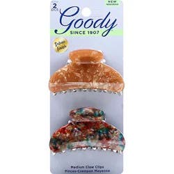 Goody Claw Clips Premium Medium Tortoise - 2 Count