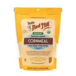 Bobs Red Mill Organic Cornmeal Medium Grind - 24 Oz