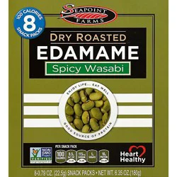 Seapoint Farms Edamame Dry Roasted Spicy Wasabi - 8-0.79 Oz