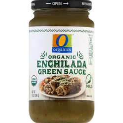 O Organic Enchilada Sauce Green Mild - 14 Oz