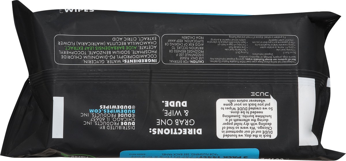 slide 7 of 11, Dude Wipes Flushable 3 Pack - 144 Count, 3 ct; 48 ct