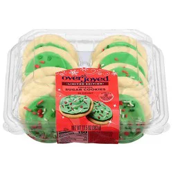 Overjoyed Green Frosted Sugar Cookies - 10 Each