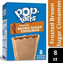 Pop-Tarts Toaster Pastries Frosted Brown Sugar Cinnamon Breakfast Foods - 8 - 13.5 Oz