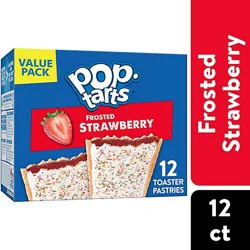 Pop-Tarts Toaster Pastries Frosted Strawberry Breakfast Foods 12 Count - 20.3 Oz
