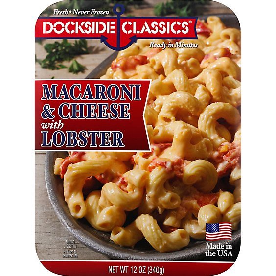 slide 1 of 1, Dockside Macaroni & Cheese With Lobster - 12 Oz, 12 oz