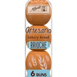 Alfaro's Artesano Brioche Buns - 16.4 Oz