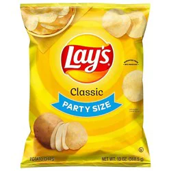 Lays Potato Chips Classic Party Size - 13 Oz