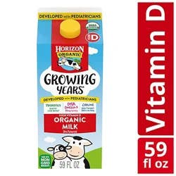 Horizon Organic Growing Years Dha Omega-3 Milk Carton - 59 Fl. Oz.