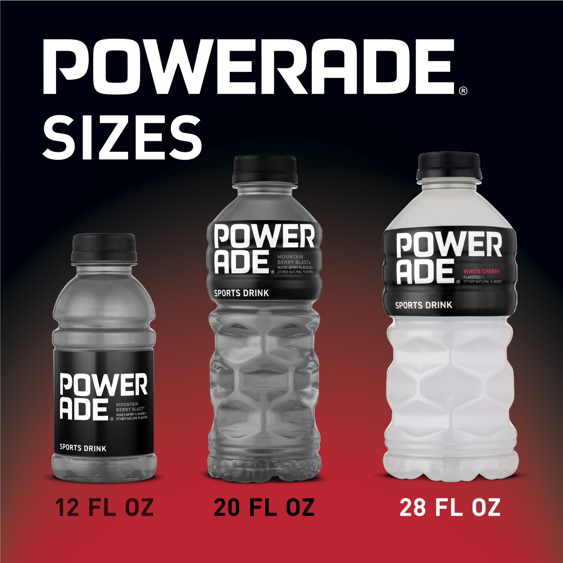 slide 9 of 12, POWERADE White Cherry Sports Drink, 28 fl oz, 28 fl oz