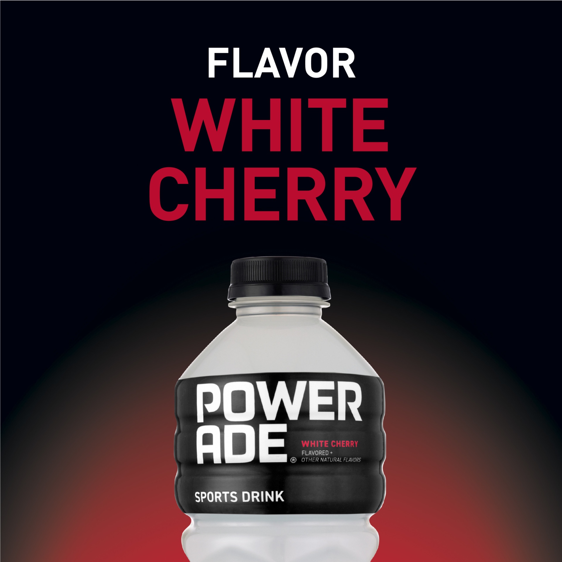 slide 10 of 12, POWERADE White Cherry, ION4 Electrolyte Enhanced Fruit Flavored Sports Drink w/ Vitamins B3, B6, and B12, Replenish Sodium, Calcium, Potassium, Magnesium, 28 fl oz