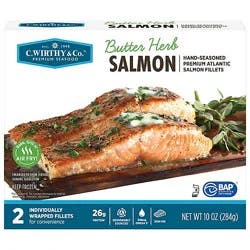 C.wirthy Butter Herb Salmon Portions - 10 Oz