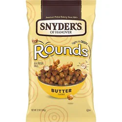 Snyder's Of Hanover Butter Pretzel Rounds - 12 Oz