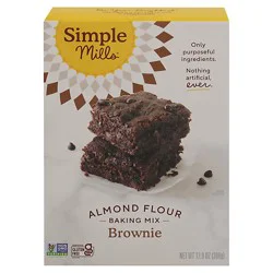 Simple Mills Almond Flour Mix Gluten Free Brownie - 12.9 Oz