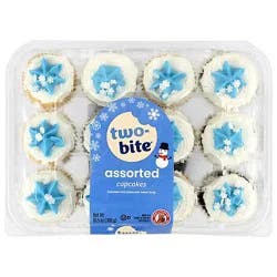 Two-Bite Vanilla & Chocolate Cupcakes Winterlicious - 10.5 Oz