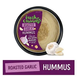 Fresh Cravings Roasted Garlic Hummus - 10 Oz