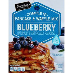 Signature Select Pancake & Waffle Mix Blueberry - 28 Oz