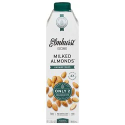 Elmhurst Milked Almonds Unsweetened 1 Quart - 32 Fl. Oz.