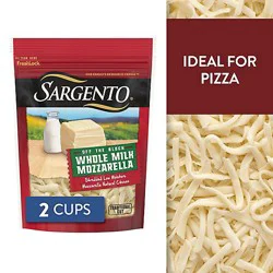 Sargento Shredded Whole Milk Mozzarella Natural Cheese - 8 Oz