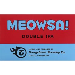 Georgetown Meowsa Dipa In Cans - 6-12 Fl. Oz.
