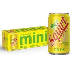 Squirt Soda Mini Cans - 10-7.5 Fl. Oz.