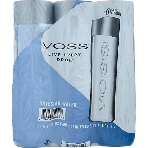 slide 1 of 12, Voss Water Still Pet Bottle - 6-500 Ml, 6 ct; 16.9 fl oz