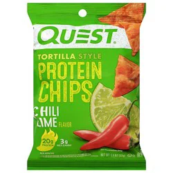 Quest Protein Chips Tortilla Style Chili Lime - 1.1 Oz