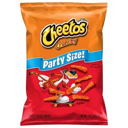 Cheetos Snacks Cheese Flavored Crunchy Party Size - 15 Oz