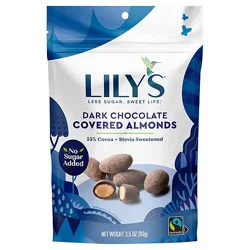 Lilys Sweets Almonds Dark Chocolate - 3.5 Oz