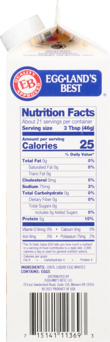 slide 6 of 13, Eggland's Best Liquid Egg Whites - 32 Oz, 32 oz