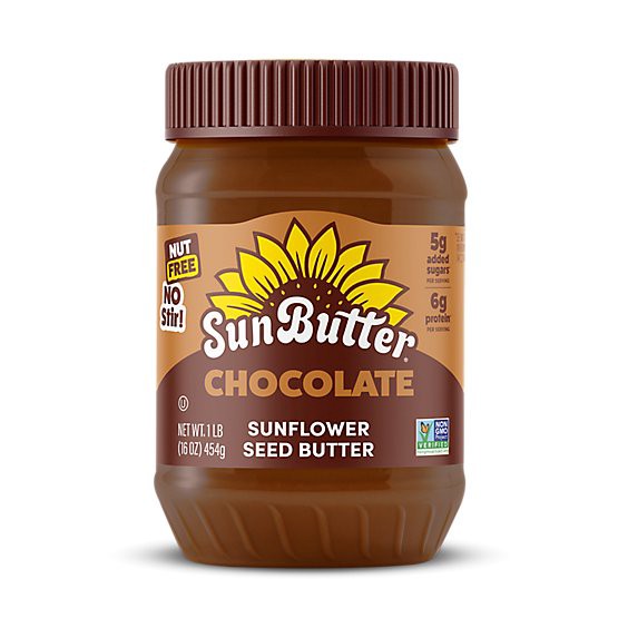 slide 1 of 1, Sunbutter Chocolate Sunflower Butter - 16 Oz., 16 oz