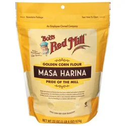 Bobs Red Mill Masa Harina Flour Corn Golden - 22 Oz