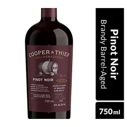 Cooper And Thief Brandy Barrel Aged Pinot Noir Red Wine