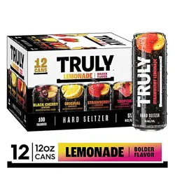Truly Hard Seltzer Lemonade Variety Pack In Cans - 12-12 Fl. Oz.