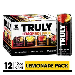 Truly Hard Seltzer Lemonade Variety Pack In Cans - 12-12 Fl. Oz.