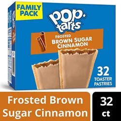 Pop-Tarts Toaster Pastries Brown Sugar Cinnamon Breakfast Foods 32 Count - 3.38 Lb