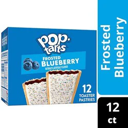 Pop-Tarts Toaster Pastries Frosted Blueberry Breakfast Foods 12 Count - 20.3 Oz