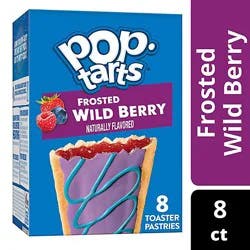 Pop-Tarts Toaster Pastries Frosted Wild Berry Breakfast Foods 8 Count - 13.5 Oz