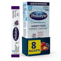 Pedialyte Electrolyte Powder Variety Single Serving Packets - 8 Count