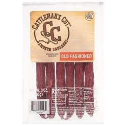 Cattlemans Cut Smoked Sausage Old Fashioned - 3 Oz