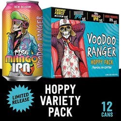 New Belgium Brewing Voodoo Ranger Hoppy Beer Abv Variety Pack Cans - 12-12 Fl. Oz.