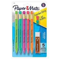 Pm Hw Mechanical Pencil Ss Colors - 5 Count