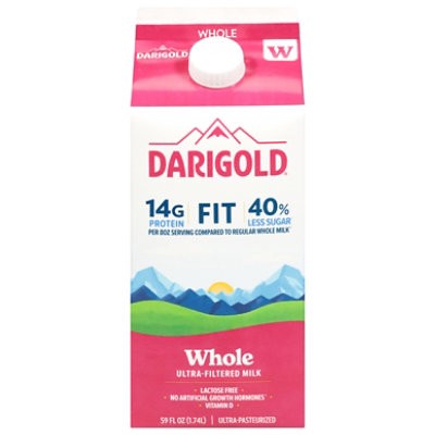 slide 1 of 1, Darigold Fit Ultra Filtered Whole Milk - 59 Fl. Oz., 59 fl oz