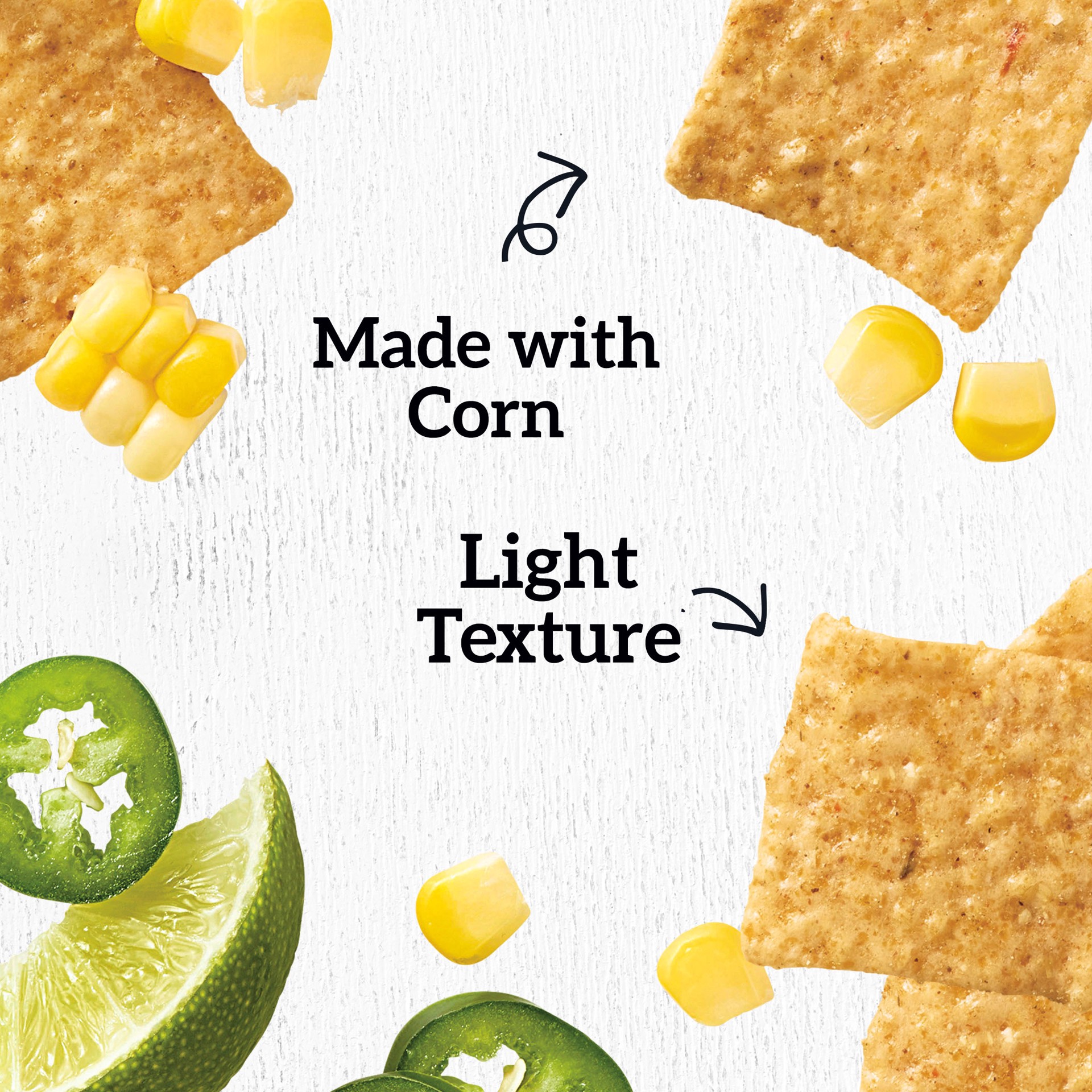 slide 2 of 3, Good Thins Jalapeño & Lime Corn & Rice Snacks Gluten Free Crackers - 3.5 Oz, 3.5 oz