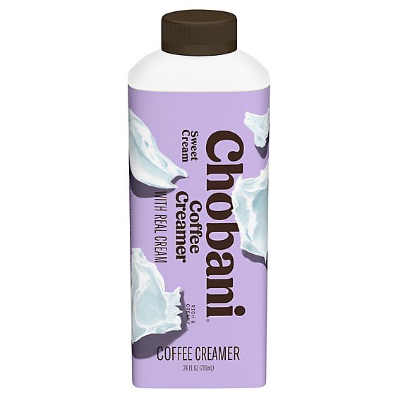 slide 1 of 1, Chobani Sweet Cream Coffee Creamer - 24 Fl. Oz., 24 fl oz