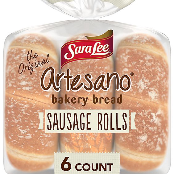 slide 1 of 5, Sara Lee Artesano Bakery Sausage Rolls - 15 Oz, 15 oz
